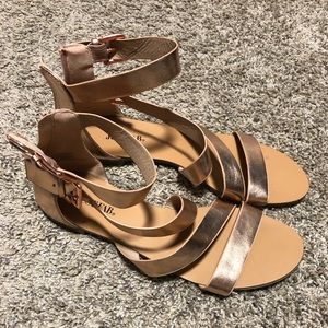 Rose Gold Sandals